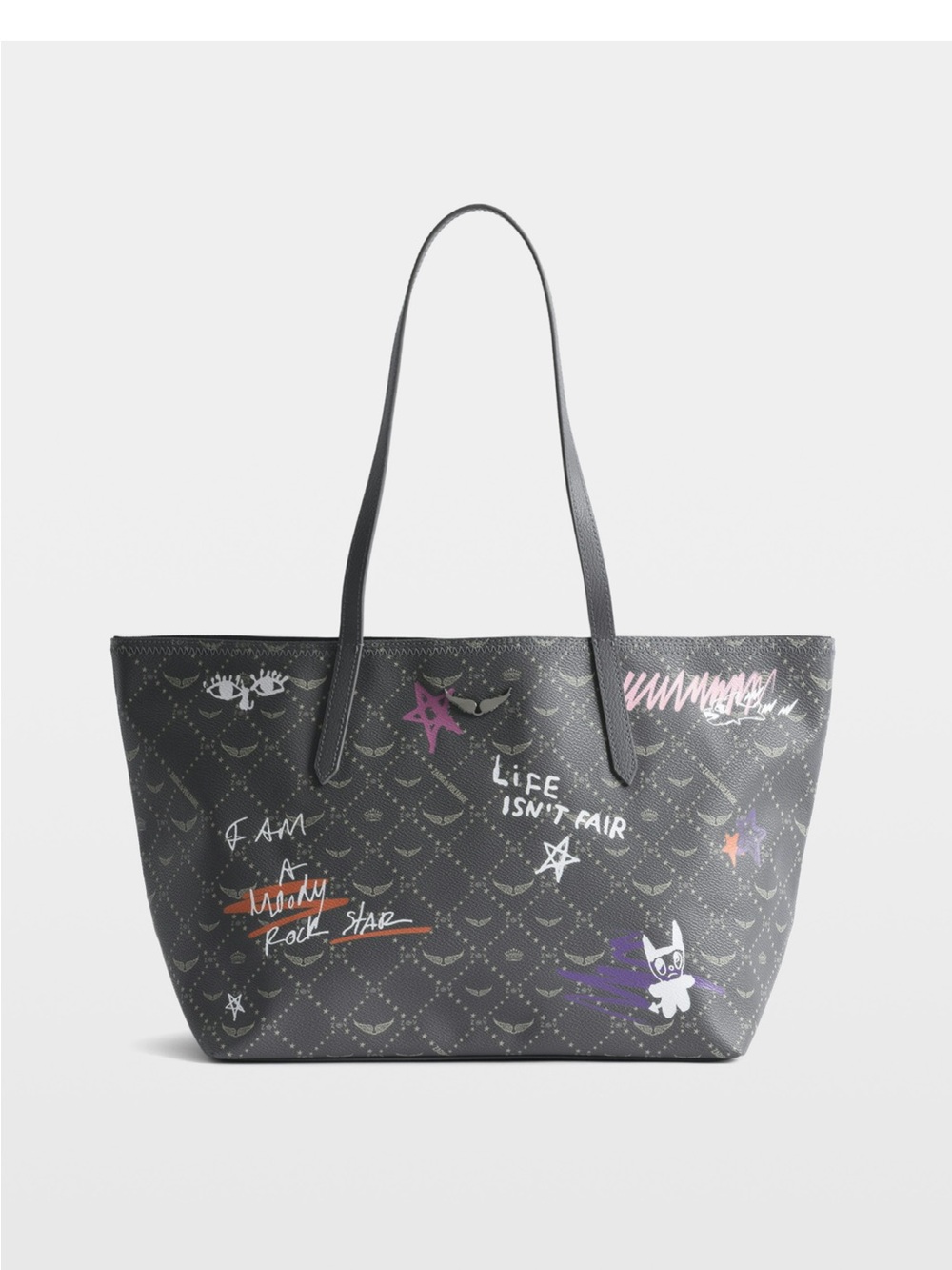 Zadig & Voltaire Z Shopper Monogram Tag Bag